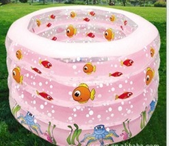 Multi color 0.28mm PVC Inflatable Swimming Pools Round For Activity