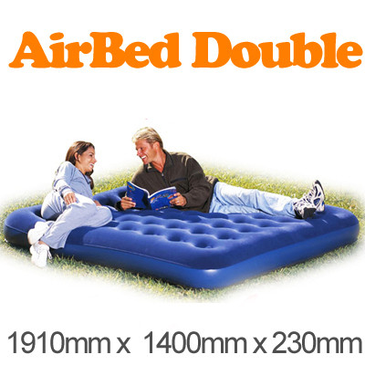 EN71 SGS를 가진 안락한 140cm 팽창식 공기 매트리스 0.55mm PVC